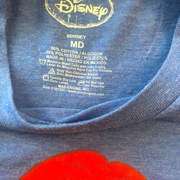 Disney Little Mermaid Graphic T-Shirt- Size Medium - Picture 3 of 3